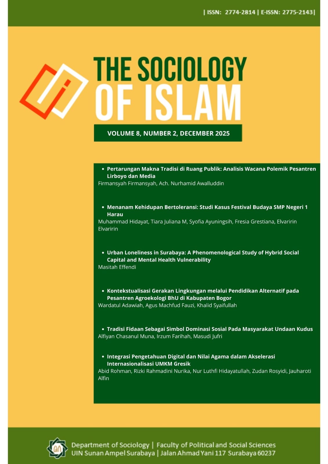 					View Vol. 8 No. 2 (2025): December
				